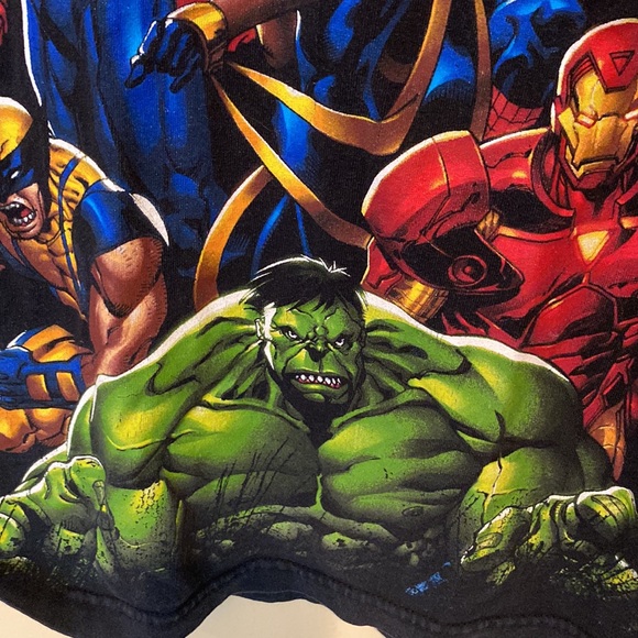 Vintage Marvel Mad Engine Super Hero T-Shirt - Picture 5 of 6